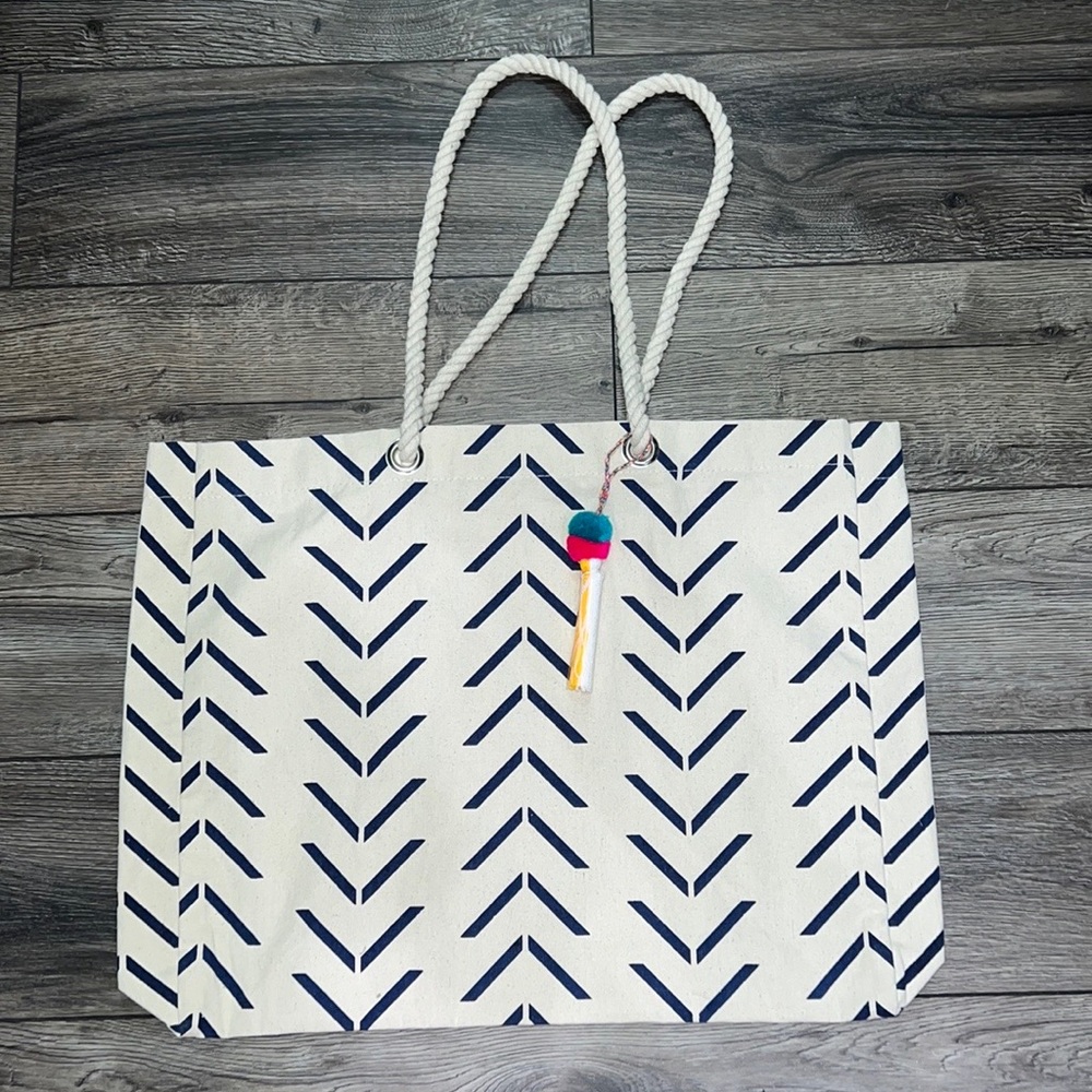 NWOT RECYCLED CANVAS TOTE